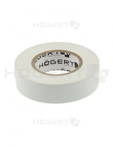Accesorii pentru managementul cablurilor, Banda izolatoare alba 20m, Hogert Technik - savelectro.ro