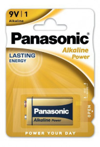 Baterii si Acumulatori, Baterie 9V Alkaline, Panasonic Bronze - savelectro.ro