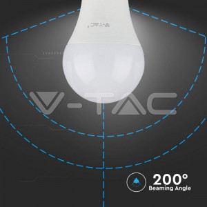 Bec LED 11W(75W) V-TAC A60, E27, 1055 lm, cip Samsung, lumina calda (3000 K), clasa energetica F [4]- savelectro.ro