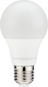 Becuri LED E27, Bec LED 9W, E27, A60, 806 lm, Optonica, lumina rece (6000 K), dimabil, IP20, clasa energetica F - savelectro.ro