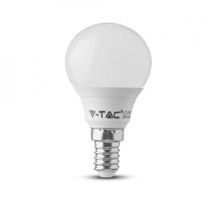 Bec led E14 sferic, 4.5W(40W), P45, 470lm, lumina naturala (4000 K), V-TAC [1]- savelectro.ro