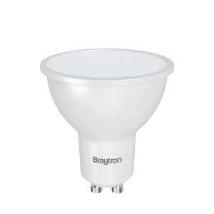 Bec led GU10 7W (75W), 580 lm, 110 grade, lumina neutra (4000K), mat, Braytron [1]- savelectro.ro