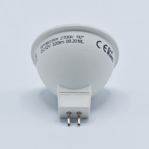 Bec led MR16 5W (21W), 320 lm, 110 grade, lumina calda (2700K), opal, Optonica