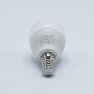 Bec led sferic 7.5W (60W), E14, P60, 806lm, lumina rece (6500K), opal, Osram