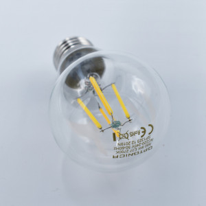 Bec led Vintage Filament Dimabil 8W (54W), E27, A60, 810 lm, lumina calda (2700K), clar, Optonica