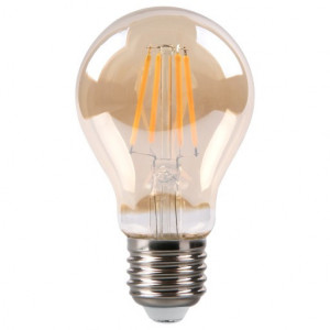 Bec LED Vintage filament Masterled, 4W(40W), E27, A60, 400 lm, lumina calda (2200K), auriu, clasa energetica F [3]- savelectro.ro