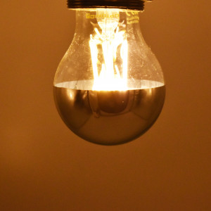 Bec LED Vintage filament 7W (53W),  800 lm, E27, lumina calda (2700K), argintiu, Optonica