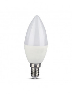 Bec Smart LED 4.5W(25W) V-TAC, E14, 300 lm, multicolor, compatibil Google Home si Alexa, clasa energetica G [1]- savelectro.ro