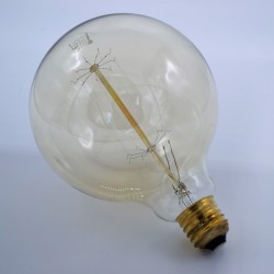 Bec Vintage Edison Glob G125 40W E27 [2]- savelectro.ro