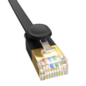 Cablu de retea Ethernet RJ45, Cat 7 10Gb, 5m, negru, Baseus [6]- savelectro.ro