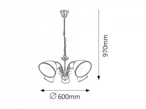 Candelabru Aletta, 5 brate, 2780, Rabalux [4]- savelectro.ro