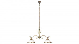 Candelabru Elisett 2757, 2xE27, alb+bronz, IP20, Rabalux