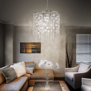 Candelabru Evasione 044767, 10xG9, crom+transparent, IP20, Ideal Lux [2]- savelectro.ro