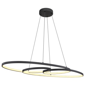 Candelabru LED Spira 39W, 1880 lm, lumina calda/neutra/rece, memorie, 100 cm, negru mat, Globo Lighting [3]- savelectro.ro