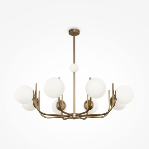 Candelabru Rendez-Vous MOD109PL-08BS, 8xE14, arama+alb, IP20, Maytoni [1]- savelectro.ro