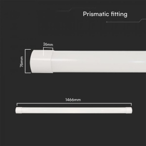 Corp de Iluminat Liniar cu LED 50W, 6000lm, V-TAC, Lumina Calda/Neutra/Rece, 150cm [4]- savelectro.ro
