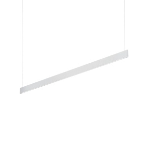 Lustre LED, Corp LED liniar suspendat Steel 36W, 1920lm, lumina calda (3000 K), IP20, alb, Ideal Lux - savelectro.ro