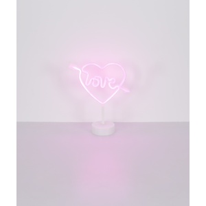 Decoratiune LED Armor Love 2W, lumina roz, forma inima, IP20, alb mat, Globo Lighting [2]- savelectro.ro