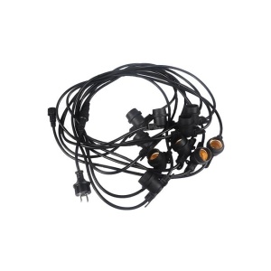 Ghirlanda luminoasa, 10 becuri, dulie E27, 10M, protectie IP44 [2]- savelectro.ro