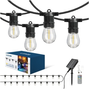Ghirlanda solara LED E27 STARLIGHT NEO, 20m, telecomanda, Kobi [2]- savelectro.ro