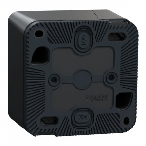 Intrerupator dublu cap scara Schneider Mureva, antracit, 10A, IP55 [3]- savelectro.ro