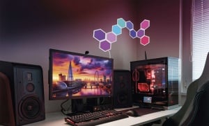 Kit Extensie GoSmart Hexagon, 3 panouri LED, 1,8 W, RGBIC, WiFi [19]- savelectro.ro