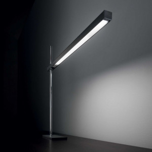 Lampa de birou LED GRU 147659, cu intrerupator, 6.3W, 400lm, lumina calda, neagra, IP20, Ideal Lux [2]- savelectro.ro