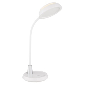 Lampa de birou LED Kirk 12W, flexibila, lumina calda/neutra/rece, 650 lm, dimabila, alba mat, Globo Lighting [5]- savelectro.ro