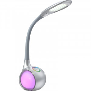 Lampa de birou LED Tarron 58279, dimabila, cu intrerupator touch, 5W, 300lm, lumina rece, argintie, IP20, Globo [4]- savelectro.ro