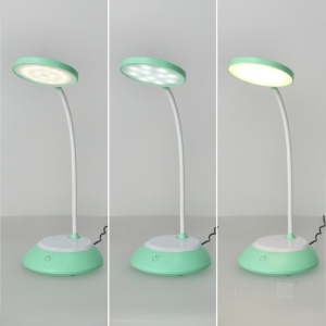 Lampa de birou LED Visua, 5W, temperatura de culoare ajustabila, plastic, verde menta, Kobi [2]- savelectro.ro