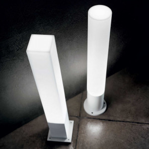 Lampa de exterior EDO OUTDOOR PT1, rotund, alb, 1 bec, dulie GX53, 135755, Ideal Lux [2]- savelectro.ro