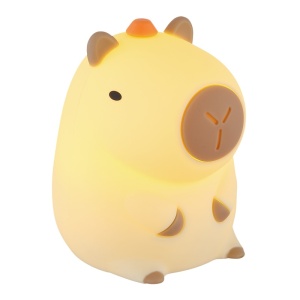 Lampa de veghe LED forma capybara 1.5W, temporizator, USB-C, dimabila, maro, Globo Lighting [8]- savelectro.ro