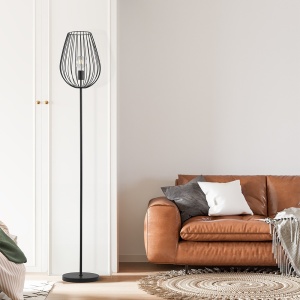 Lampadar BR-BV03-00054, cu intrerupator, 1xE27, negru, IP20, Braytron [2]- savelectro.ro