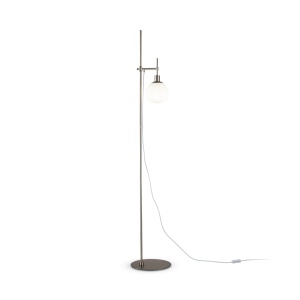 Lampadar Erich MOD221-FL-01-N, cu intrerupator, 1xE14, alb+nichel, IP20, Maytoni [2]- savelectro.ro