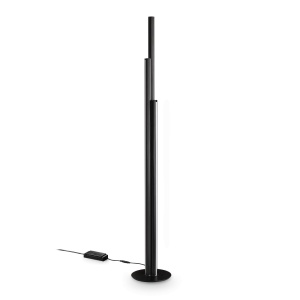 Lampadare, Lampadar LED Dorica 66W, 8500lm, lumina calda (3000 K), dimabil, negru, Ideal Lux - savelectro.ro