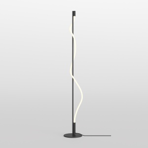 Lampadare, Lampadar LED Tau MOD166FL-L15B3K, cu intrerupator, 15W, 450lm, lumina calda, IP20, negru, Maytoni - savelectro.ro