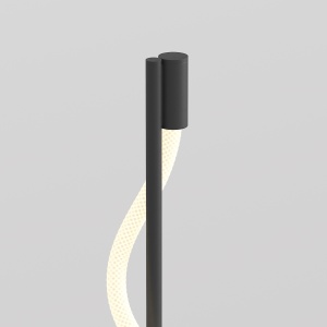 Lampadar LED Tau MOD166FL-L15B3K, cu intrerupator, 15W, 450lm, lumina calda, IP20, negru, Maytoni [4]- savelectro.ro
