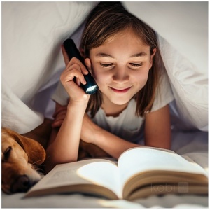 Lanterna LED X-MPR 2, lumina rece (6000 K), focalizare, afisaj baterie, acumulator, neagra, Kobi [2]- savelectro.ro