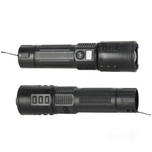 Lanterna LED X-MPR 3, lumina rece(6000 K), focalizare, afisaj, acumulator, neagra, Kobi [4]- savelectro.ro
