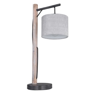 [Lichidare stoc]Veioza Roger 15378T, cu intrerupator, 1xE27, alba+naturala, IP20, Globo [2]- savelectro.ro