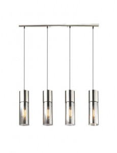 Lustra Annika 21000-4HN, 4xE27, nichel mat, IP20, Globo [6]- savelectro.ro