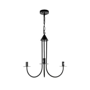 Corpuri de iluminat, Lustra Blest SP3, 3xE14, neagra, Klausen - savelectro.ro