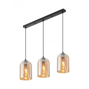 Lustre, Lustra BR-BV01-00046, 3xE27, aurie+neagra, IP20, Braytron - savelectro.ro