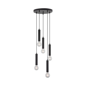 Lustra BR-BV04-00054, 5xE27, neagra, IP20, Braytron [1]- savelectro.ro