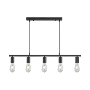 Lustra BR-BV04-00063, 5xE27, neagra, IP20, Braytron [1]- savelectro.ro