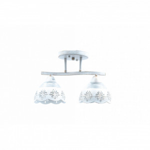 Candelabre, Lustra Buquet LY-3210, 2xE27, alba, IP20, Klausen - savelectro.ro