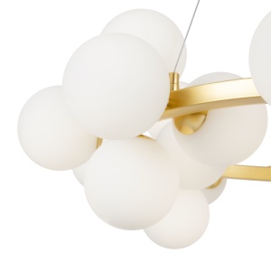 Lustra Dallas MOD545PL-25BS, 25xG9, aurie+alba, IP20, Maytoni [2]- savelectro.ro