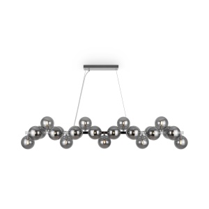 Corpuri de iluminat, Lustra Dallas MOD547PL-25CH, 25xG9, crom+fumurie, IP20, Maytoni - savelectro.ro