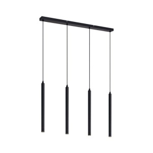 Lustre, Lustra Focus, 4xG9, IP20, neagra, Klausen - savelectro.ro