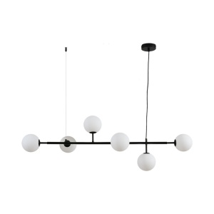 Lustra interior 6xG9, IP20, neagra, Braytron [3]- savelectro.ro